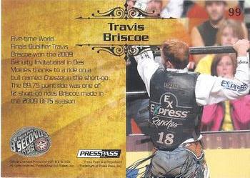 2010 Press Pass 8 Seconds #99 Travis Briscoe Back
